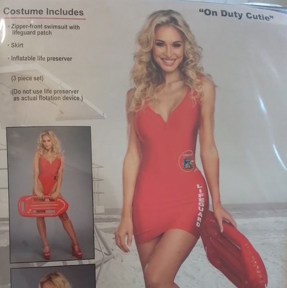 SALE ❌ Dream Girl On Dutie Cutie Lifeguard Women's Costume NWT - Picture 14 of 15